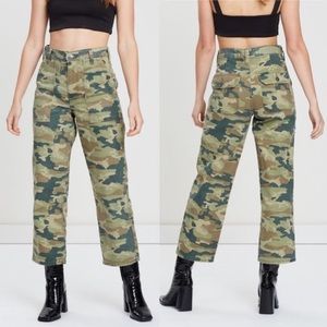 Free People Remy Camouflage Wide Leg Pants 29